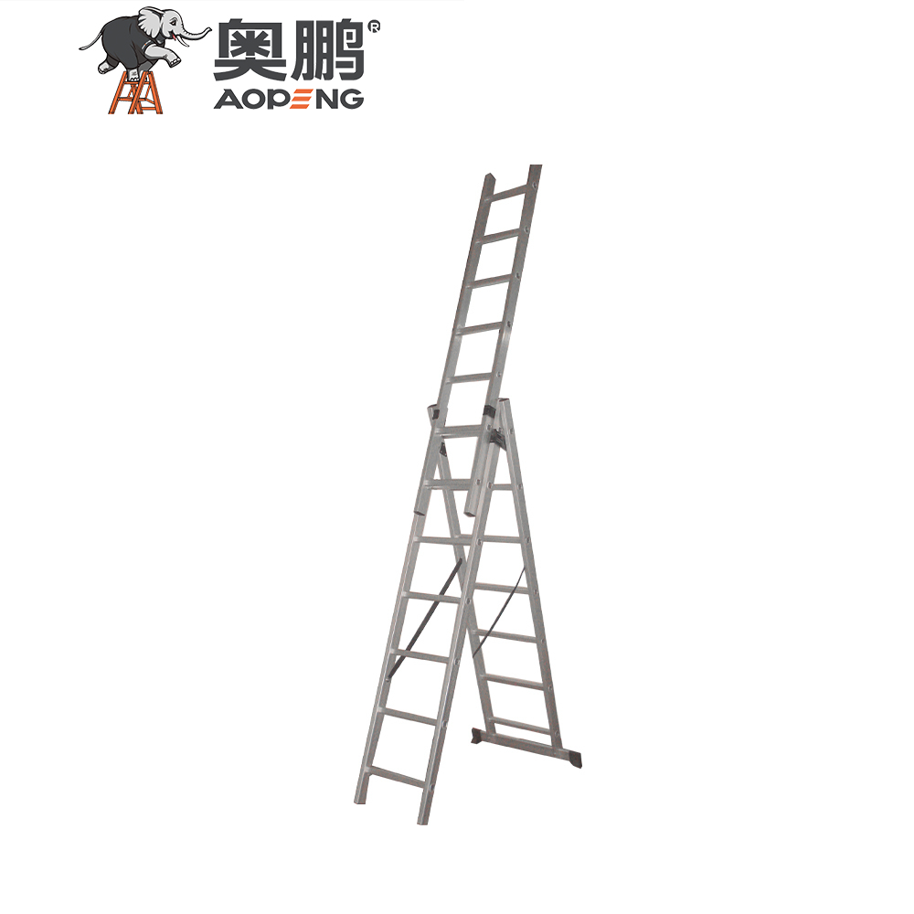 AP-308C Aopeng ladder extension ladder with 3 section, 150kg duty rating