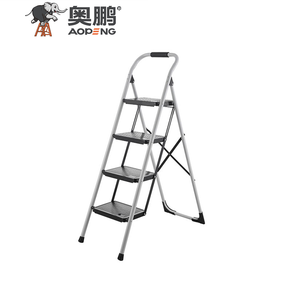 AP-1174  4 Step ladder, outdoor home dual-purpose step stool, lightweight portable step stool,safe and space-saving step stool, versatile and sturdy, max capacity 150kg