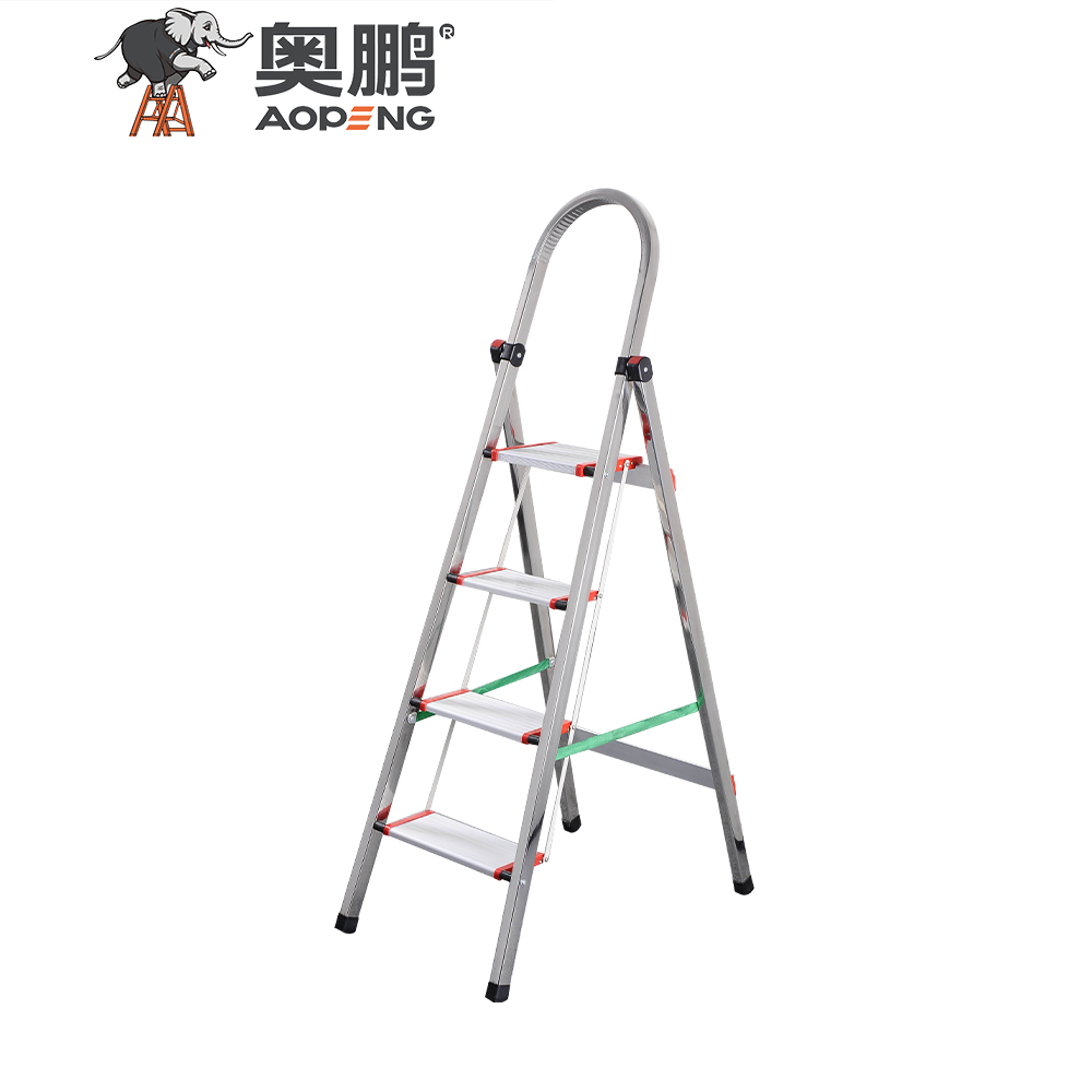 AP-3304 4 Step ladder, aluminium stainless steel pool step ladder