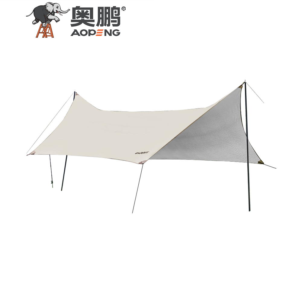 T602-210D (silver coated) Wind - resistant warm shade sunscreen silver coated tent